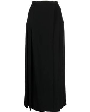 TOTEME Wrap-around Maxi Skirt - ブラック