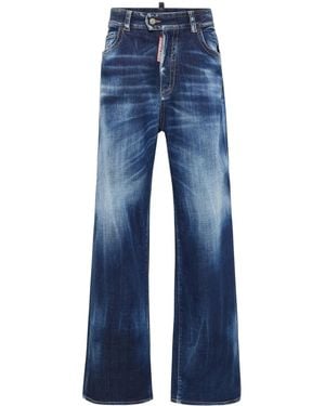 DSquared² Wide-Leg Jeans - Blue