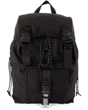 A.P.C. Trek 2.0 Buckle-Fastening Backpack - Black