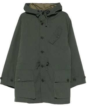 Universal Works Mantel mit Kapuze - Grün