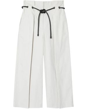 3.1 Phillip Lim Pleated Drawstring Pants - White