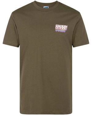 Stadium Goods T-Shirt Met Logo - Groen