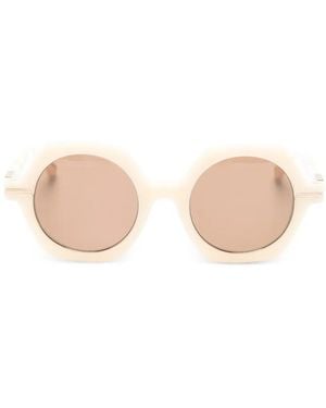 Matsuda Geometric-Frame Sunglasses - Pink