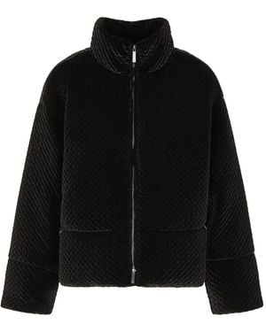 Emporio Armani Coats - Black