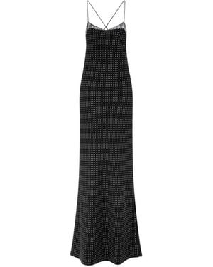 Tom Ford Polka-Dot Lace Dress - Black