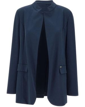 Kaos Stretch-Cotton Blazer - Blue