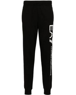 EA7 Pantaloni Sportivi Con Stampa - Nero