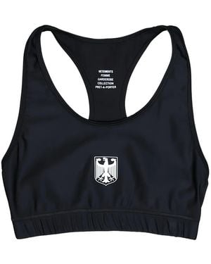 Vetements Eagle Print Top - Black