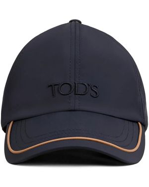 Tod's ロゴ キャップ - ブルー