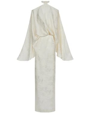 ‎Taller Marmo Cyclades Wide-Sleeve Maxi Dress - White