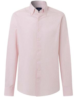Hackett Camicia City Deck Con Colletto Button-Down - Rosa