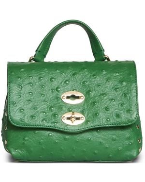 Zanellato Bolso Satchel Postina Con Apliques - Verde