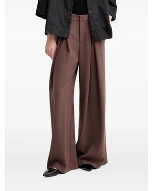 Isabelle Blanche Pantalon À Plis - Marron