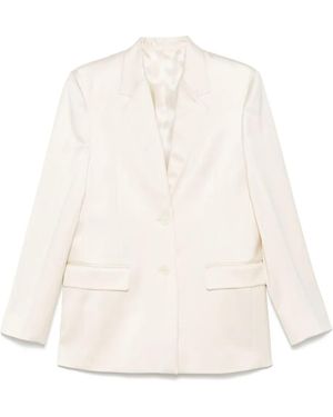 TOTEME Single-Breasted Blazer - White