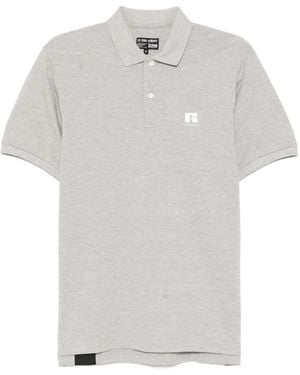 Izzue X Russell Athletic Logo-Embroidered Polo Shirt - White