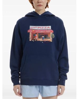 Carne Bollente Hot Slice Hoodie - Blue
