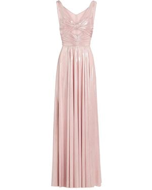 Giambattista Valli V-Neck Cut-Out Maxi Dress - Pink