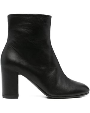 Roberto Del Carlo Stiefel mit Blockabsatz 80mm - Schwarz