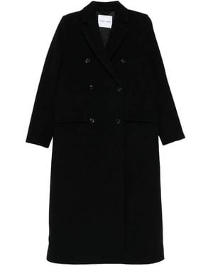 Samsøe & Samsøe Abrigo Falcon Con Doble Botonadura - Negro