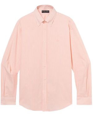 Brooks Brothers Logo-Embroidered Shirt - Pink