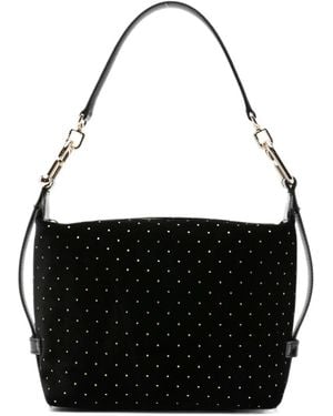 Furla Studded Velvet Tote Bag - Black