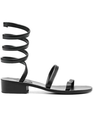 Ancient Greek Sandals Ohia レザー サンダル - ブラック
