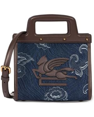 Etro Love Trotter ハンドバッグ S - ブルー