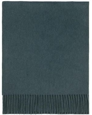 Bompard Origines Cashmere Fringed Scarf - Green