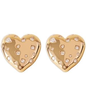 Mignonne Gavigan Heart-Shaped Earrings - Natural
