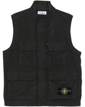 Stone Island Multi-Pocket Vest - Black