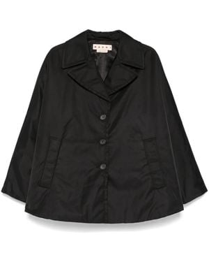 Marni Twill Coat - Black