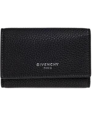 Givenchy Porte-Clés En Cuir À Logo - Noir