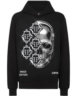 Philipp Plein ロゴ パーカー - ブラック