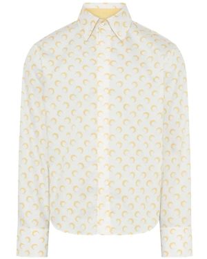 Marine Serre Chemise Imprimée - White