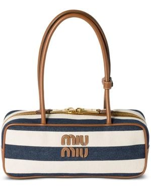 Miu Miu Bolso shopper Beau - Blanco