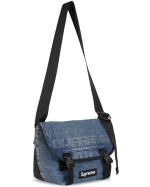 Supreme Denim Messenger Bag (Ss25) in White for Men | Lyst