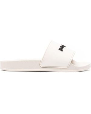 Palm Angels Women New Logo Pool Slider - Natural