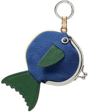 Tory Burch Porte-Monnaie Fish - Blue