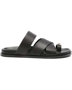 Carmens Sandalen Mit Ring-Detail - Schwarz