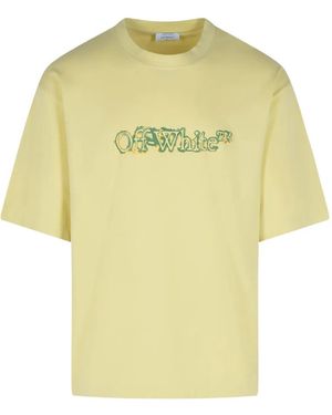 Yellow Off-White c/o Virgil Abloh T-shirts for Men | Lyst