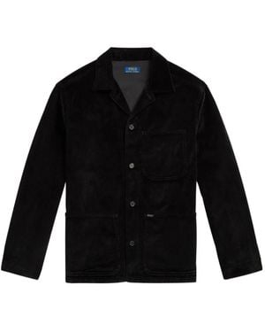 Polo Ralph Lauren Corduroy Long-Sleeve Shirt Jacket - Black