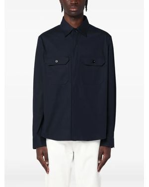 ZEGNA Hemd mit Brusttasche - Blau