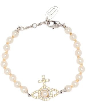 Vivienne Westwood オーブ パール ブレスレット - ホワイト