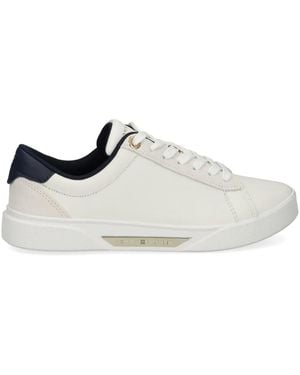 Tommy Hilfiger レザースニーカー - ホワイト
