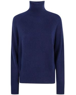 Seventy Roll-Neck Cashmere Jumper - Blue