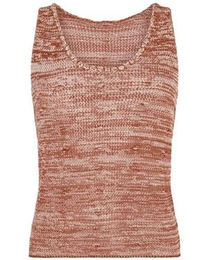Escvdo Débardeur Orenda En Maille - Pink