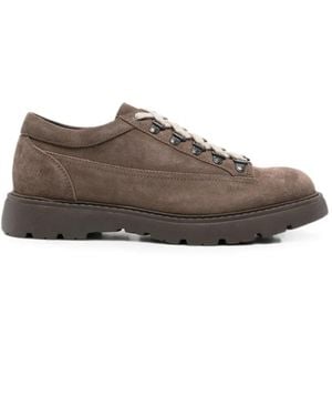 Doucal's Lace-Up Suede Boots - Brown