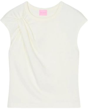 Closed T-Shirt À Détail Noué - Blanc