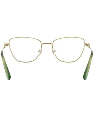Swarovski Geometrische Brille Mit Kristallen - Weiß