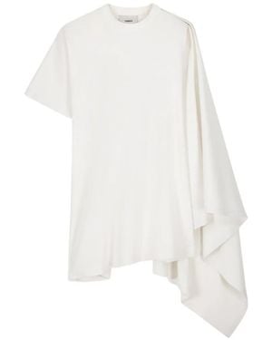 Coperni Asymmetric Mini Dress - White